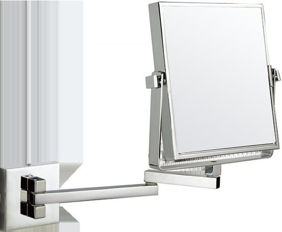 Buy bath wall mounted square shape makeup mirror at wholesale prices