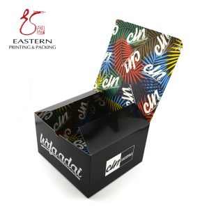 Glossy Lamination 120mm Height Coffee Packaging Boxes , Square Cardboard Boxes