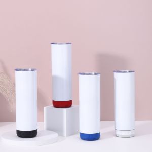 Skinny Straight 20oz Wireless Stainless Steel Smart Music Tumbler For Sublimatio