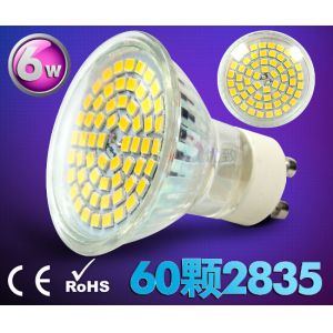 led spot light GU10 AC85-265V E27 bulb 60pcs SMD2835 high brightness new down