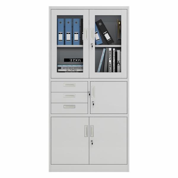 Buy Light Gray 3 Drawers Waterproof Metal Storage Cabinet at wholesale prices