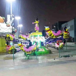Outdoor Kids Amusement Ride , Self Controlled Bumble Bee Ride