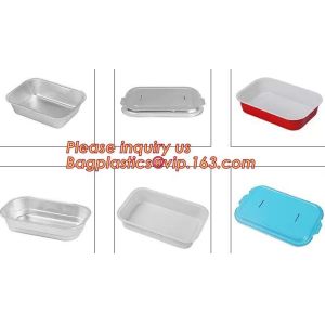 Rectangular Disposable Aluminum Foil Food Preserving Container,15ml 25ml 50ml