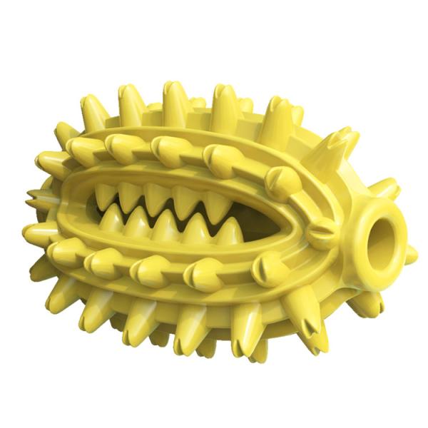 Buy Clean Teeth Leaking Molar Dog Toothbrush Pet Toy Bite Resistant Dog Toy Ball at wholesale prices