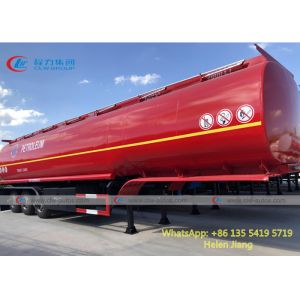 CCC 42CBM Air Suspension Fuel Tanker Trailer With 6 Compartments
