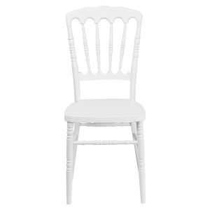 White PP Plastic Chiavari Wedding Chairs Stackable