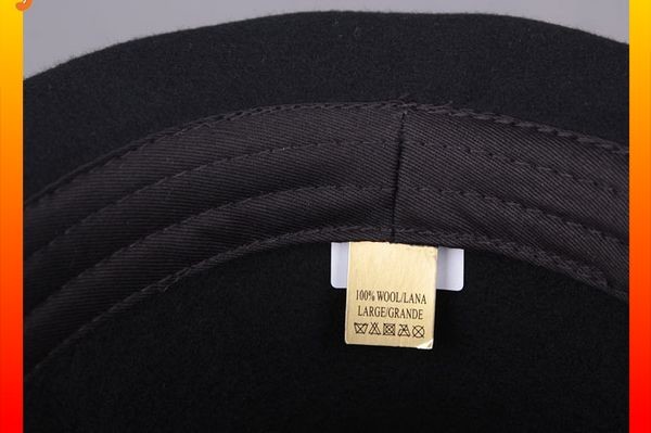 1088 Sun Accessory customized fashion mens fedora hats wool felt hats
