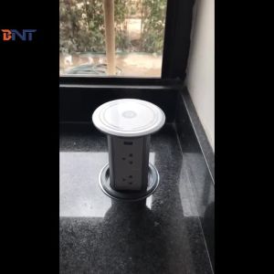 universal power automatic raising type pop up power socket outlet for office