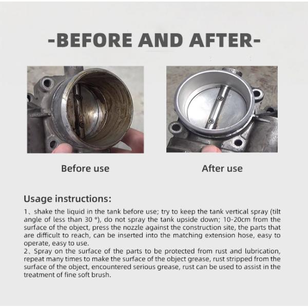 668ml Car Carburetor Cleaner Carburetor Cleaning Solution For Various Motor Vehicles