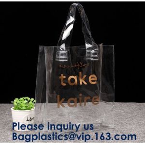 Transparent Pvc Shopping Bag Pvc Tote Bag,OEM Supermarket PVC Fashion Bag