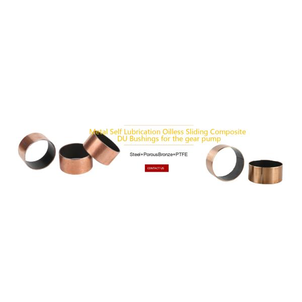 steel bronze metal bush oil free bearing plain bushing 