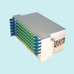 Quality 12F-114F Fiber Optic Rack Mount Patch Panels Full Loaded With SC Adapter / Pigtails for sale