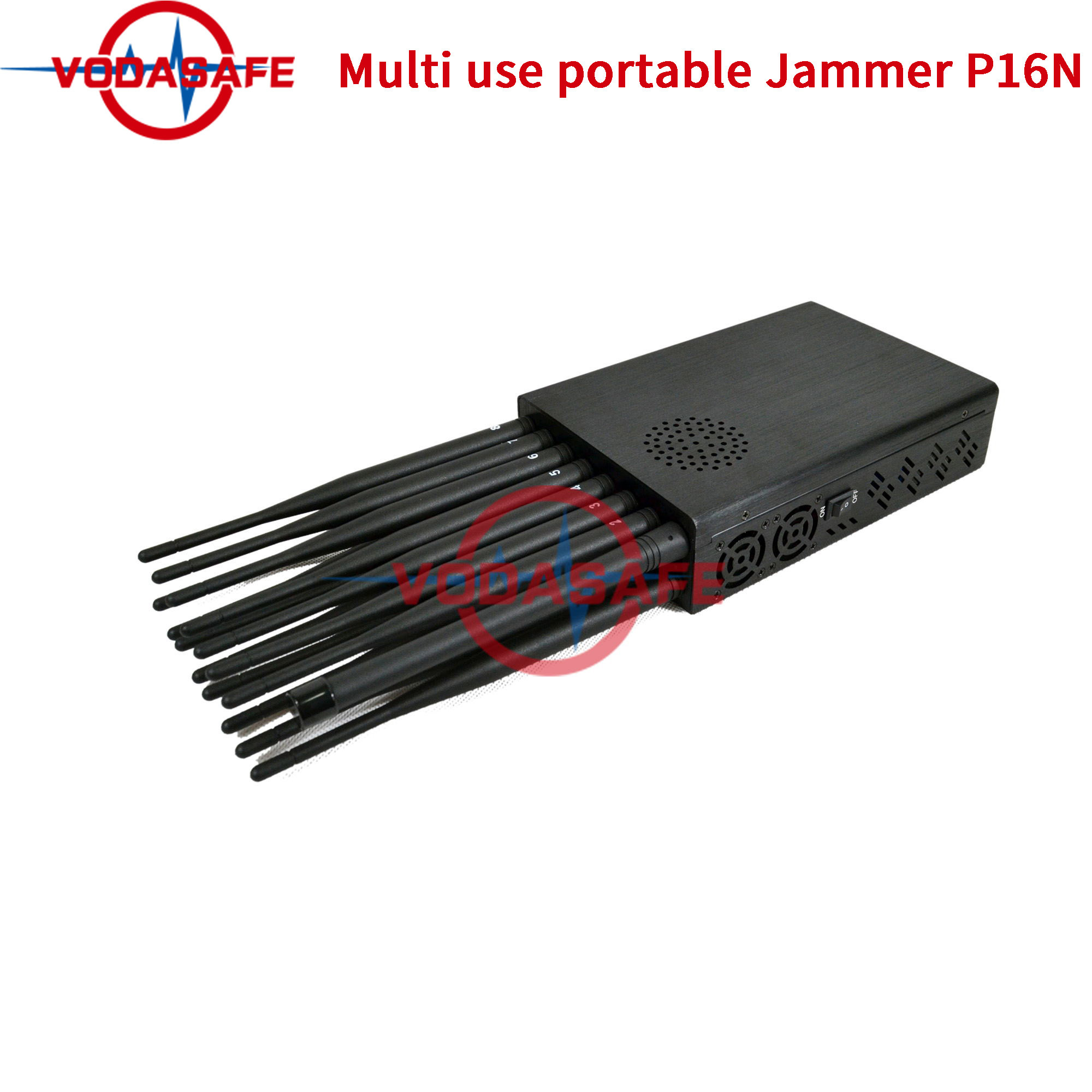 CDMA 16 Bands 12000mAh 25m Cell Phone Signal Disruptor