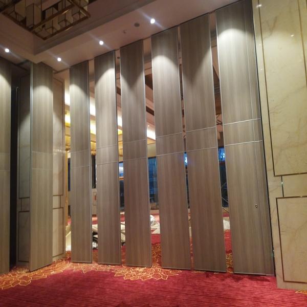 Manual Aluminum Sliding Soundproof Partition Walls / Movable Wall Panels