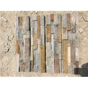 Natural stone Brown Slate Stone Wall Rockface Cladding CS-081 2