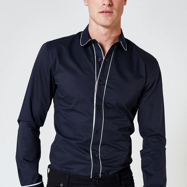 Buy OEM ODM Men High Quality Bulk Shirt 2019 Factory Wholesalers, New Design Men Blue Shirt at wholesale prices