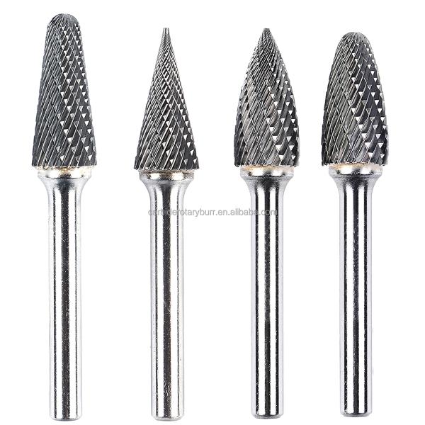 Buy 10pcs Tungsten Carbide Burr Set 6mm 1/4 Shank Double Cut for Metal Wood at wholesale prices