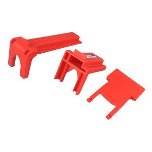 ABS Large Adjustable Pipeline Gate Ball Valve Lockout