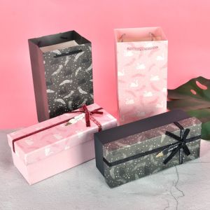 Rectangular Paper Valentines Gift Packaging Bulk Custom Boxes Custom Logo