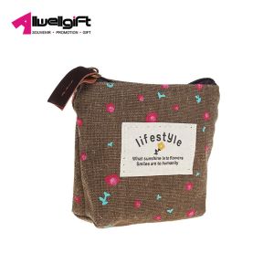 Pastoral Style Canvas Coin Pouch