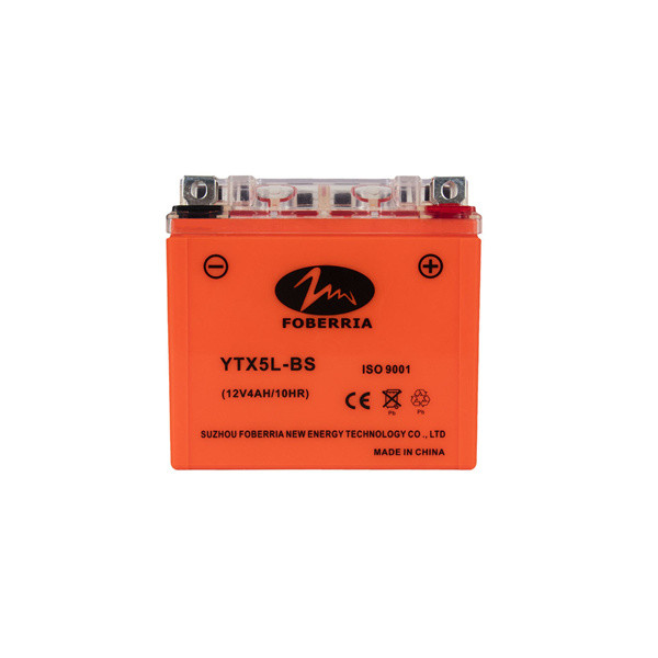 Buy OEM YTX5LBS Gel 12v 4ah Motorcycle Battery 113x70x85mm at wholesale prices