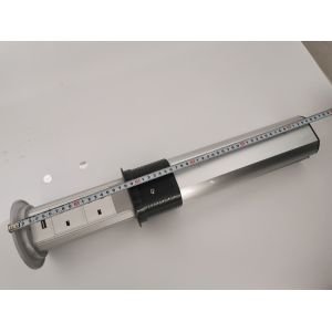 Aluminum Alloy Pop Up Kitchen Worktop Sockets Motorized