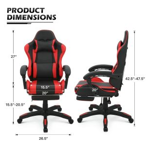 ALINUNU Ergonomic Fabric Computer Gaming Chair with Headrest and Lumbar