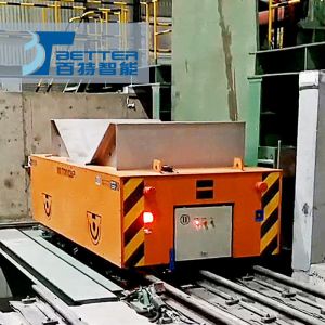 Heavy-Duty Material Handling Rail Transfer Cart