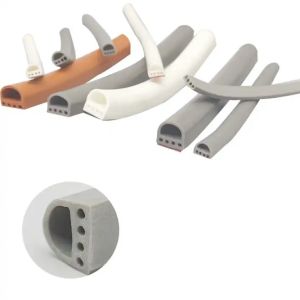 D-shaped Silicone Strips for Dustproof Insectproof Soundproof Customizable