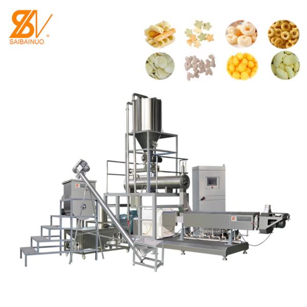 Buy automatic poha puffed rice snacks food making extruder industrial at wholesale prices