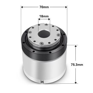 50W Brushless Harmonic Drive Motor Compact Structure Customizable