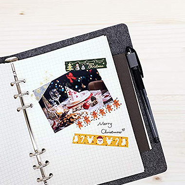 Waterproof Leaves CMYK Custom Skinny Washi Tape For Ornaments Decoration