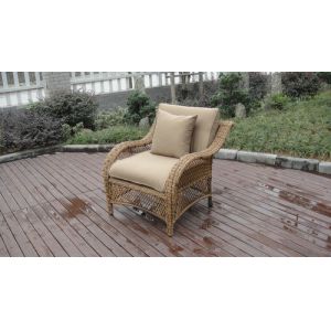 6pcs half round rattan sofa set