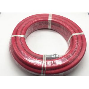 Quality Rubber Jack Hammer 300 Psi Air Hose Assembly ID 3/4&quot; X 50' Red Color for sale