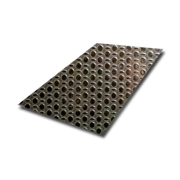 Buy Customized Irregular Pattern 304 Stainless Steel Checkered Plate Interior Decor at wholesale prices