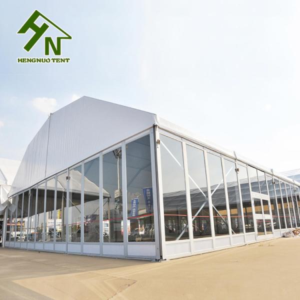 Aluminum Frame 30x50m Polygon Tent PVC Fabric For Luxury Car Show