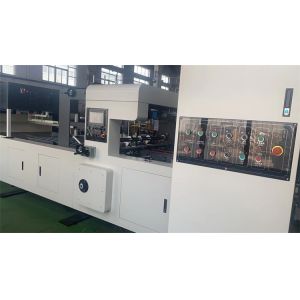 Auto Feeding Printing Slotting Folding Gluing Strapping Line for Corrugated