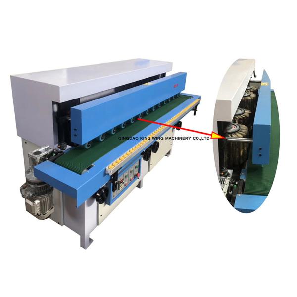 KC4R-S edge sanding machine for wooden door edge brush sander