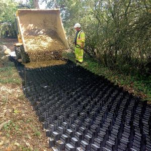 Traditional Design HDPE Smooth/Textured Perforated Geocell Versatile and