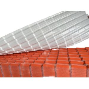 ASA Synthetic Resin Roof Tile 1050mm Width Custom Length Windproof