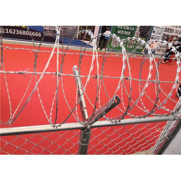 BTO-22 Galvanized Military Concertina Stainless Steel Razor Wire