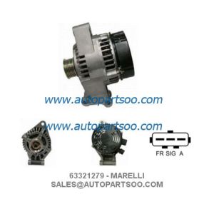 Quality 63321279 63321679 - MARELLI Alternator 12V 80A Alternadores for sale