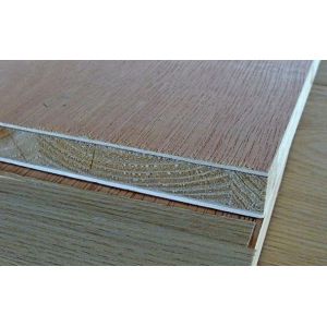 Stable Performance Wood veneer Block board , UV Coated 25mm Block board