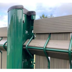 3d Design 60x60mm Curved Metal Fence For Garden