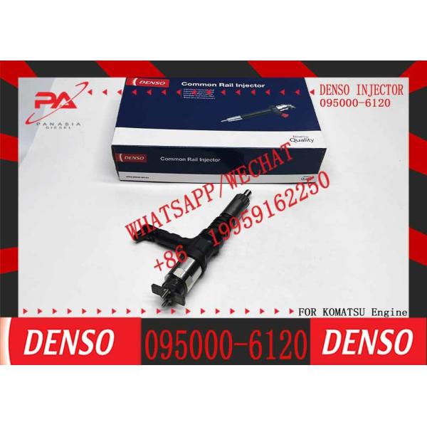 Fuel Injector 095000-6120 9709500-612 6261-11-3200 6261-11-3100 for Komatsu Excavator WA500-6 4507 PC600 PC650-8 PC800-8