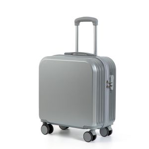 18 inch luggage, multifunctional small boarding luggage, business aluminum frame