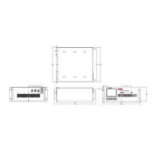 8 To 18 GHz Ku Band Amplifier Psat 43 W RF Pulse Amplifier