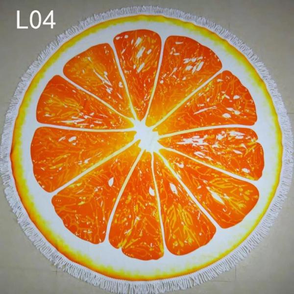 Stock Microfibre Roundie Towels Mix Design Various Color No MOQ Custom Print