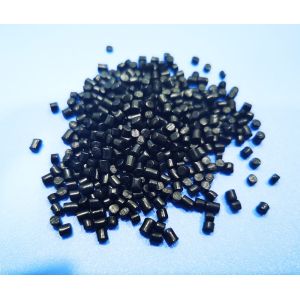 Quality Injection Moulding Black Plastic Pellets 38 Percent Pigment LDPE Carrier for sale