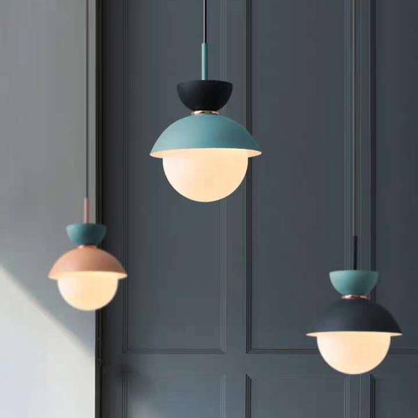 Modern Pendant Lamp Nordic Glass Ball Light Fixtures Hanging Suspension Light(WH-GP-48)